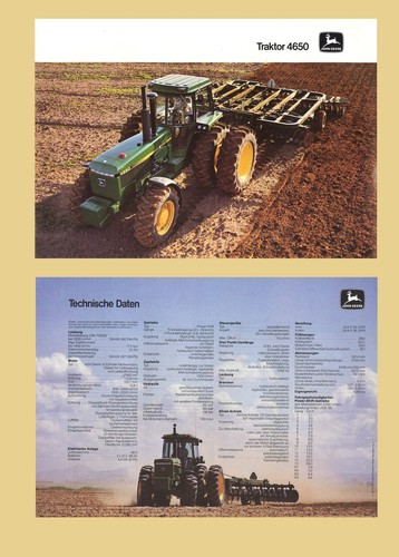 John deere traktor 4650 - deere,