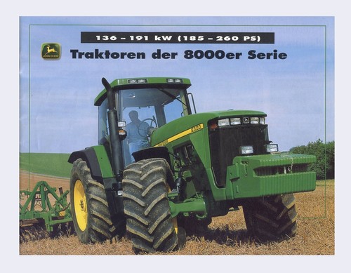 John deere traktoren - john, 8100 