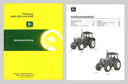 John deere traktor - john, 4240