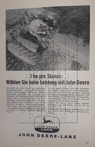 Werbeanzeige 1966 john deere - john,