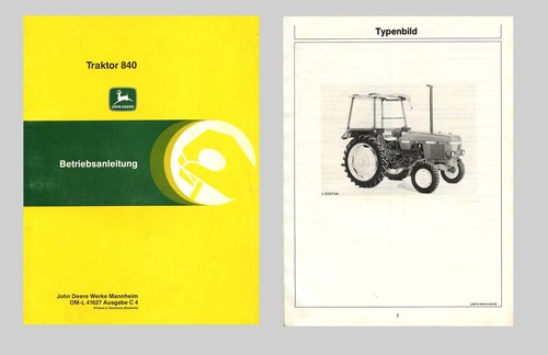 John deere traktor 840 - john, 840 