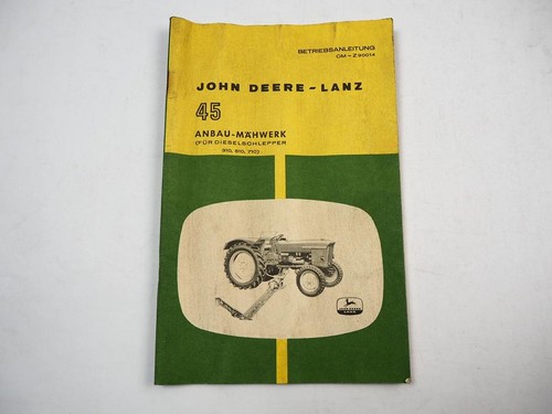 John deere lanz - lanz, anbau