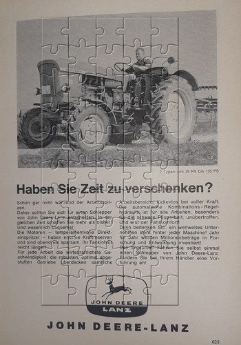 Werbeanzeige 1966 john - john, deere